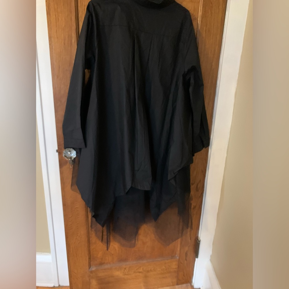 Kate Hewko long blouse with tulle